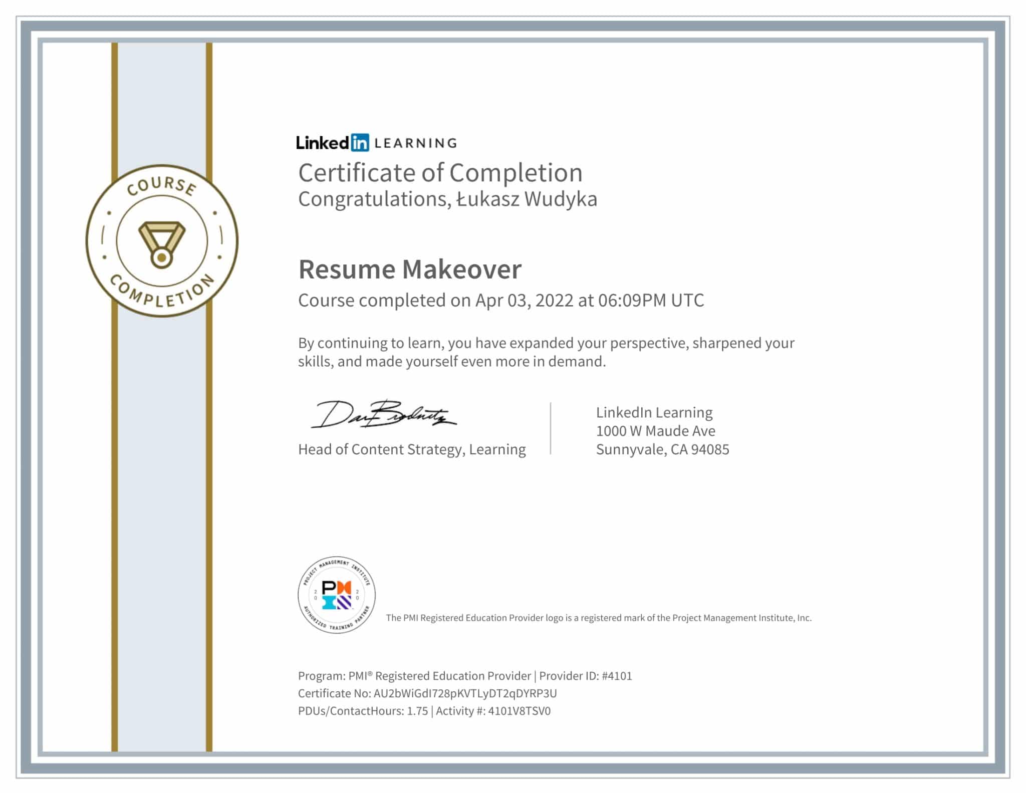 CertificateOfCompletion_Resume Makeover-1