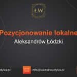 Pozycjonowanie lokalne Aleksandrów Łódzki – Pozycjonowanie lokalne w Aleksandrowie Łódzkim