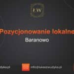 Pozycjonowanie lokalne Baranowo – Pozycjonowanie lokalne w Baranowie