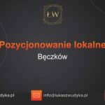 Pozycjonowanie lokalne Bęczków – Pozycjonowanie lokalne w Bęczkowie