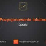 Pozycjonowanie lokalne Biadki – Pozycjonowanie lokalne w Biadkach