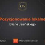 Pozycjonowanie lokalne Blizne Jasińskiego – Pozycjonowanie lokalne w Bliznem Jasińskiego