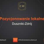 Pozycjonowanie lokalne Duszniki-Zdrój – Pozycjonowanie lokalne w Dusznikach-Zdroju