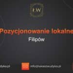 Pozycjonowanie lokalne Filipów – Pozycjonowanie lokalne w Filipowie