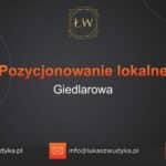 Pozycjonowanie lokalne Giedlarowa – Pozycjonowanie lokalne w Giedlarowie