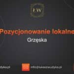 Pozycjonowanie lokalne Grzęska – Pozycjonowanie lokalne w Grzęsce