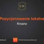 Pozycjonowanie lokalne Krosno – Pozycjonowanie lokalne w Krośnie