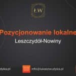 Pozycjonowanie lokalne Leszczydół-Nowiny – Pozycjonowanie lokalne w Leszczydole-Nowinach