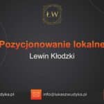 Pozycjonowanie lokalne Lewin Kłodzki – Pozycjonowanie lokalne w Lewinie Kłodzkim