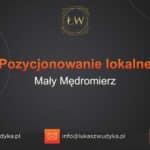 Pozycjonowanie lokalne Mały Mędromierz – Pozycjonowanie lokalne w Małym Mędromierzu