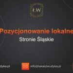 Pozycjonowanie lokalne Stronie Śląskie – Pozycjonowanie lokalne w Stroniu Śląskim