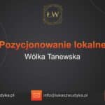 Pozycjonowanie lokalne Wólka Tanewska – Pozycjonowanie lokalne w Wólce Tanewskiej