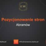 Pozycjonowanie stron Abramów – Pozycjonowanie w Abramowie