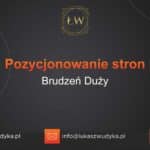 Pozycjonowanie stron Brudzeń Duży – Pozycjonowanie w Brudzeniu Dużym