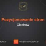 Pozycjonowanie stron Ciechów – Pozycjonowanie w Ciechowie