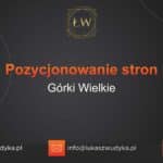 Pozycjonowanie stron Górki Wielkie – Pozycjonowanie w Górkach Wielkich