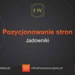 Pozycjonowanie stron Jadowniki – Pozycjonowanie w Jadownikach