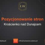 Pozycjonowanie stron Krościenko nad Dunajcem – Pozycjonowanie w Krościenku nad Dunajcem