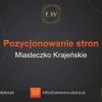 Pozycjonowanie stron Miasteczko Krajeńskie – Pozycjonowanie w Miasteczku Krajeńskim