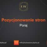 Pozycjonowanie stron Poraj – Pozycjonowanie w Poraju