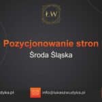 Pozycjonowanie stron Środa Śląska – Pozycjonowanie w Środzie Śląskiej