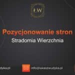 Pozycjonowanie stron Stradomia Wierzchnia – Pozycjonowanie w Stradomi Wierzchniej