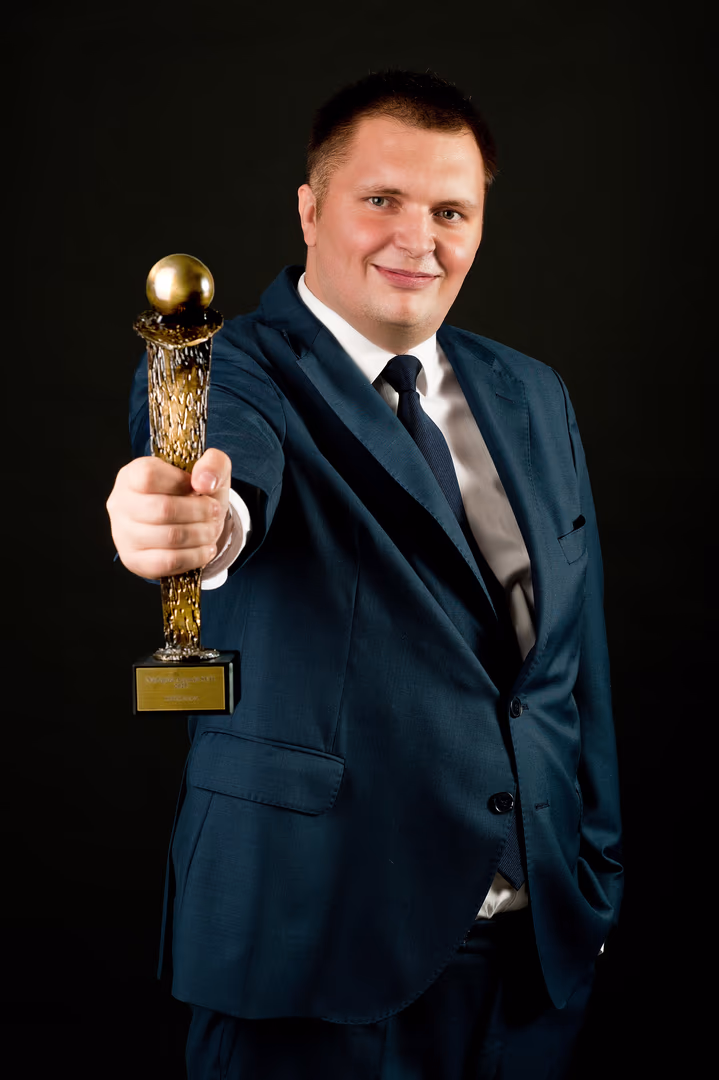 Łukasz Wudyka z nagrodą