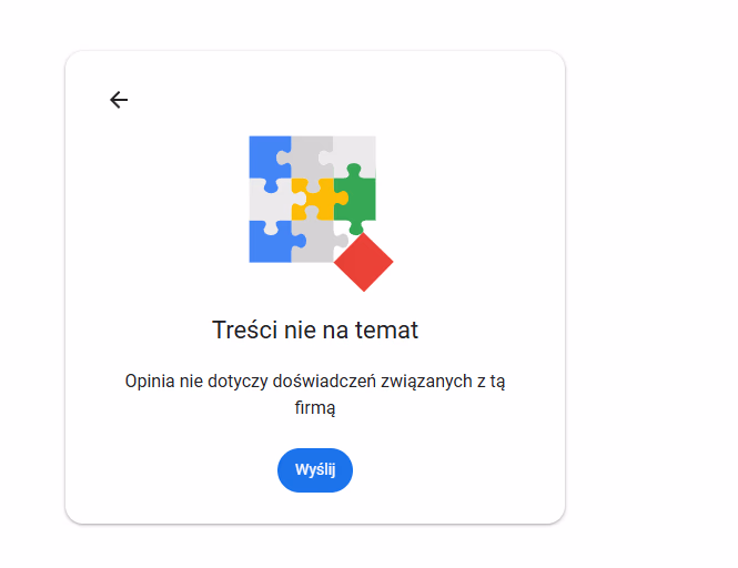 Jak zgłosić fałszywą opinię w Google? 3