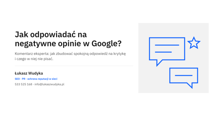 Odpowiadanie na negatywne opinie w Google - właściciel firmy pisze odpowiedź na ocenę klienta w wizytówce
