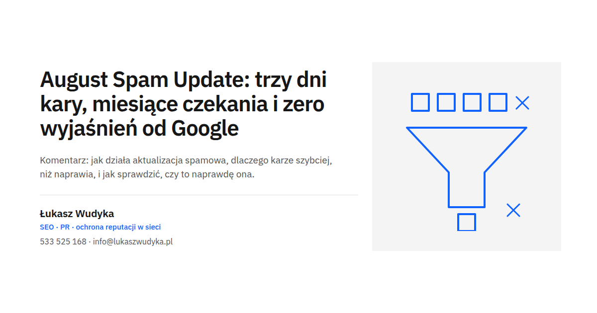 Komentarz spam update