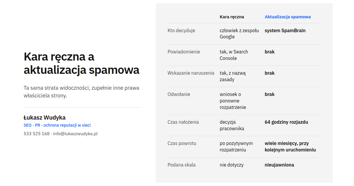 Komentarz spam update 