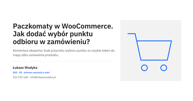 Paczkomaty w WooCommerce i wybór punktu odbioru InPost na stronie zamówienia w sklepie