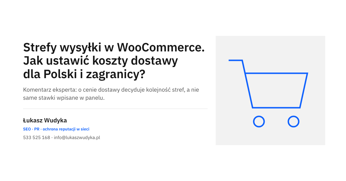 Strefy wysyłki w WooCommerce: ustawienie kosztów dostawy dla Polski i zagranicy